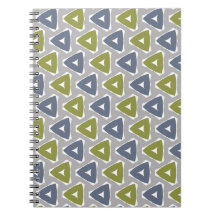 Muted Boho Triangle Notebook
