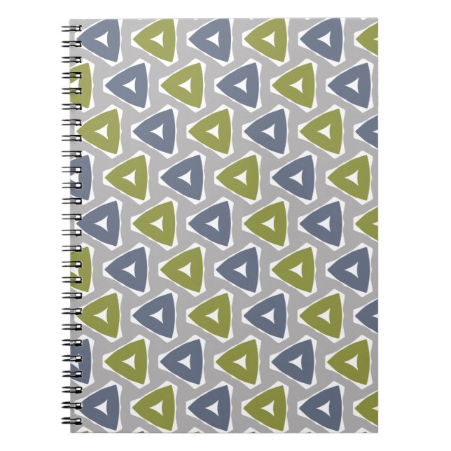 Muted Boho Triangle Notebook (Front)