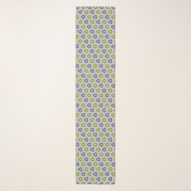Muted Boho Triangle Scarf (Front)