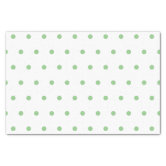 Christmas Red And Green Polka Dots Tissue Paper