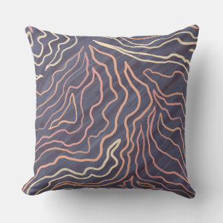 Muted Clouds Tote Throw Pillow