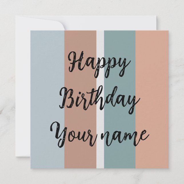Muted colors stripes (Front)