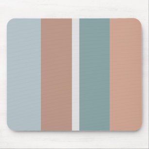 Muted colors stripes mouse pad