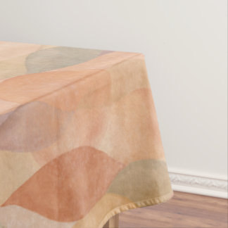 Muted Desert Sunset Abstract Tablecloth