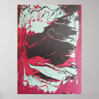 Muted Drip II Poster