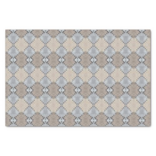 Muted Earth Toned Pattern Tissue Paper