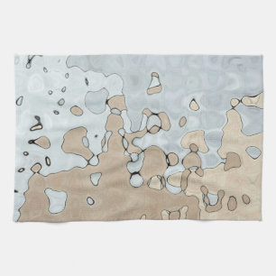 Muted Earth Tones Kitchen Towel