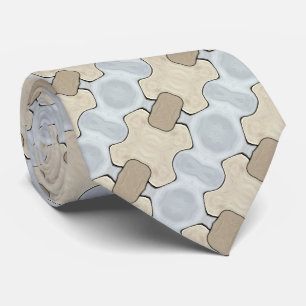 Muted Earth Tones Neck Tie