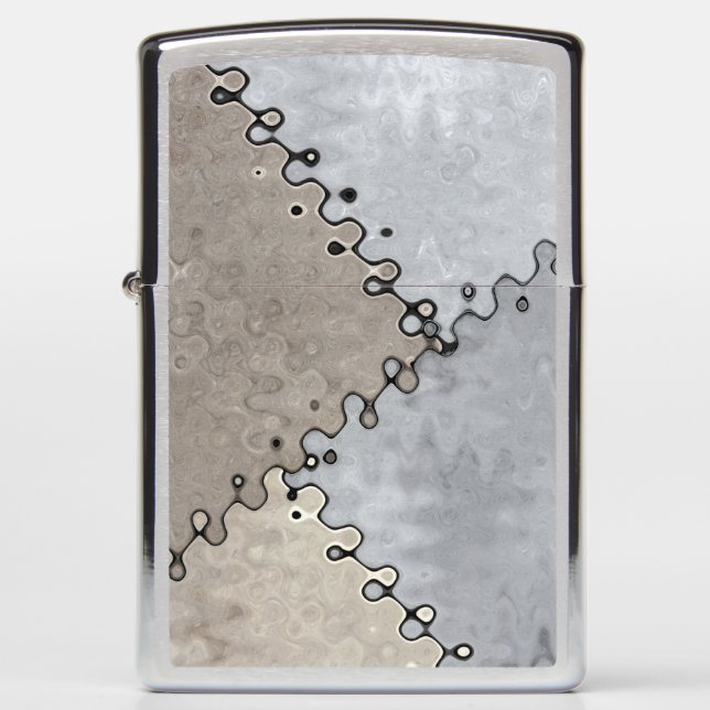 Muted Earth Tones Zippo Lighter (Front)