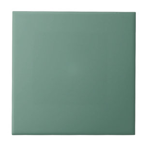 Muted Elegance Ocean Teal Decorative Ceramic Tile