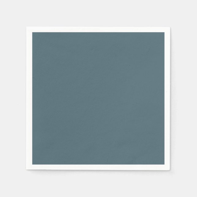 Muted Elegance - Slate Blue Napkins (Front)