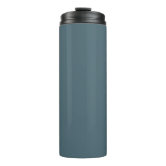 Chic Handwriting Black White Plain Minimalist Thermal Tumbler