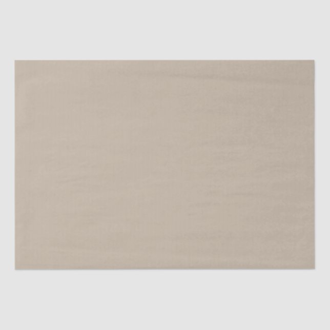 Muted Elegance - Solid Calm Stone Tissue Paper (Front)