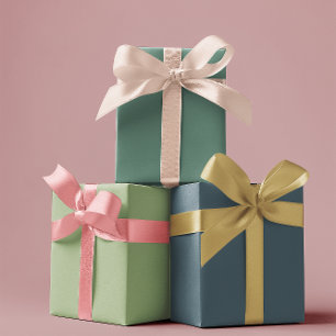 Muted Elegance - Solid Set 2  Wrapping Paper Sheets