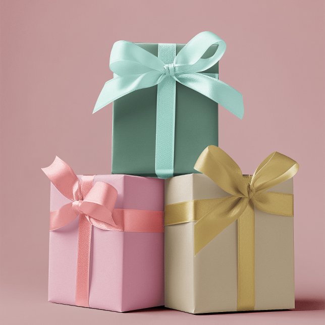 Muted Elegance - Solid Set 4 Wrapping Paper Sheets (Creator Uploaded)