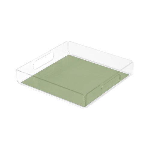 Muted Elegance _ Tranquil Sage Acrylic Tray