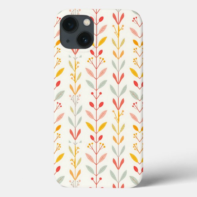 Muted Fall Stripes Case-Mate iPhone Case (Back)