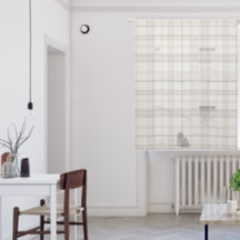 Muted Farmhouse Beige Plaid w/ Linen Texture