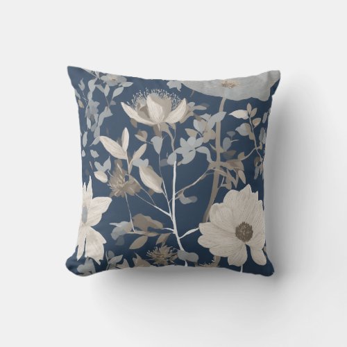 MUTED FLORAL DECORATIVE ACCENT PILLOWS