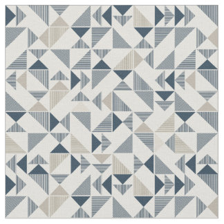 Muted Geometry Fabric