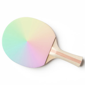 Muted Gradient Ombre Pastel Aesthetic Summer Ping Pong Paddle