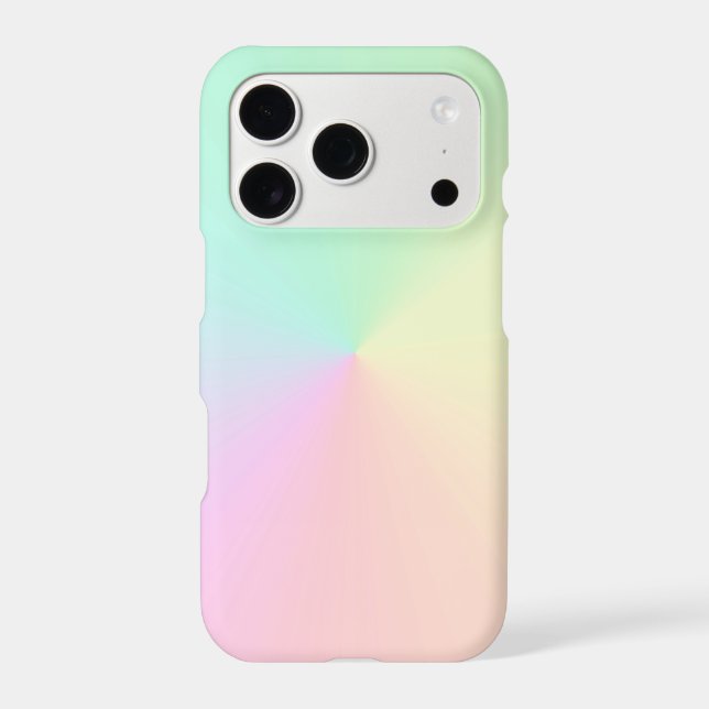 Muted Gradient Ombre Rainbow   Iphone Case (Back)