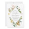 Muted green, brown and gold foliage wedding