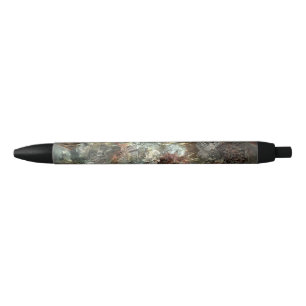 Muted Layers of Brown Crystals Pen