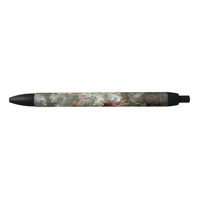 Muted Layers of Brown Crystals Pen (Front)