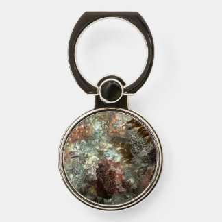 Muted Layers of Brown Crystals Phone Ring Stand