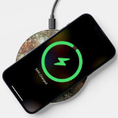 Muted Layers of Brown Crystals Wireless Charger (Phone)