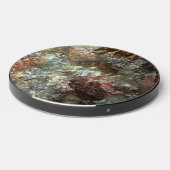 Muted Layers of Brown Crystals Wireless Charger (Front 2)