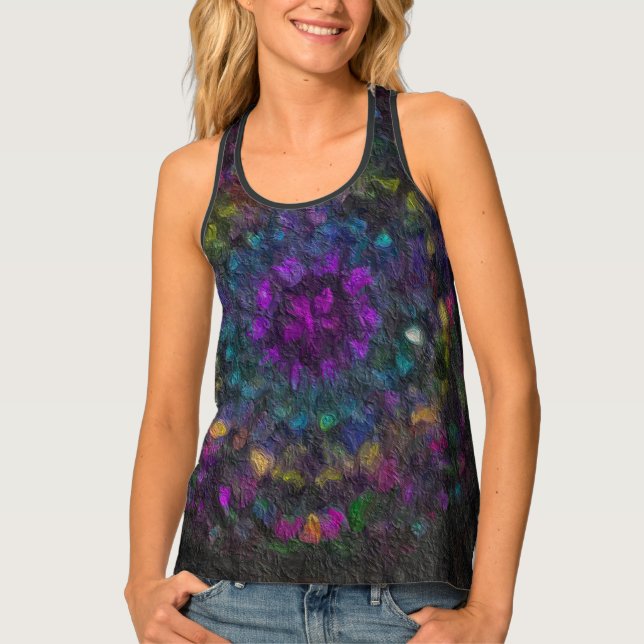 Muted Mandala Tank Top (Front)