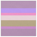 Muted Mauve &amp; Lilac Horizontal Stripes Fabric