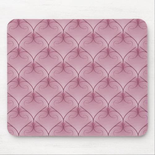 Muted Mauve Unparalleled Elegance Mousepad