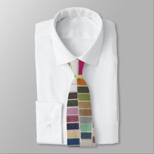 Muted Multicolor Swatches Neck Tie