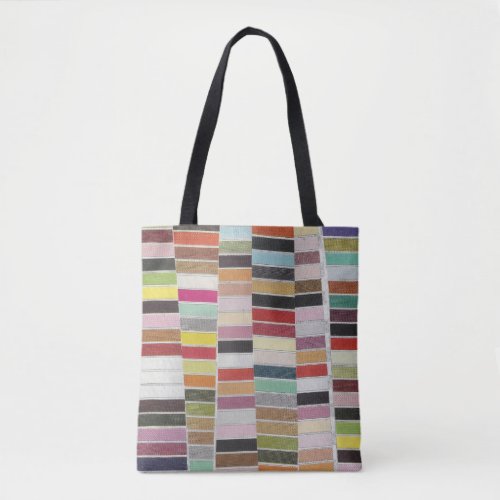 Muted Multicolor Swatches Tote Bag