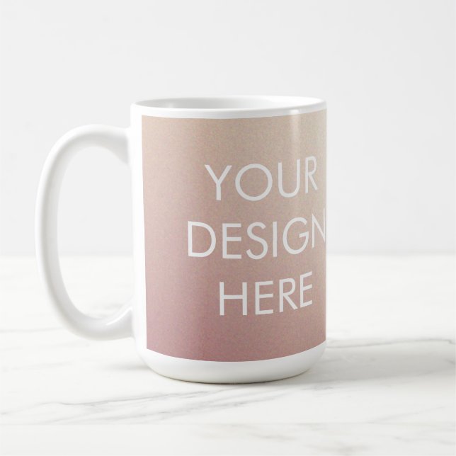 Muted Neutral Custom Mug – Groovy Retro Style (Left)