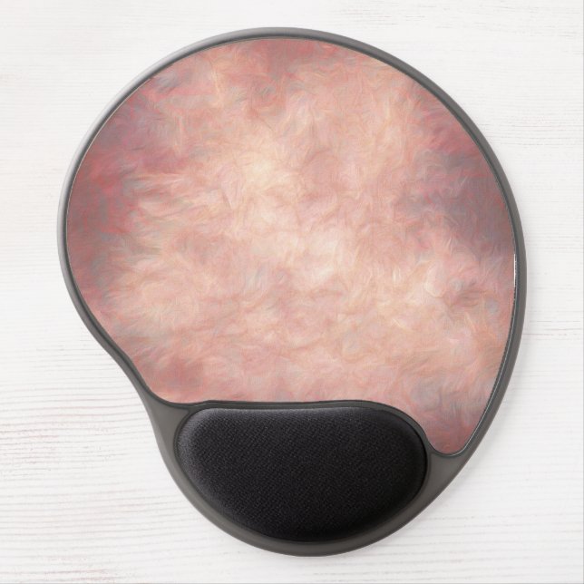 Muted Pink Gel Mouse Pad (Front)
