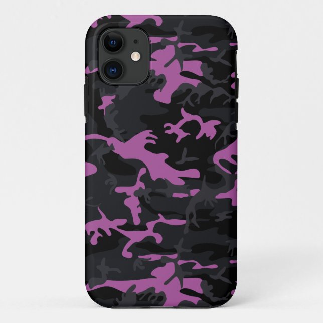 Muted Pink Highlights Camo Case-Mate iPhone Case (Back)