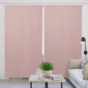 muted pink solid blackout curtains