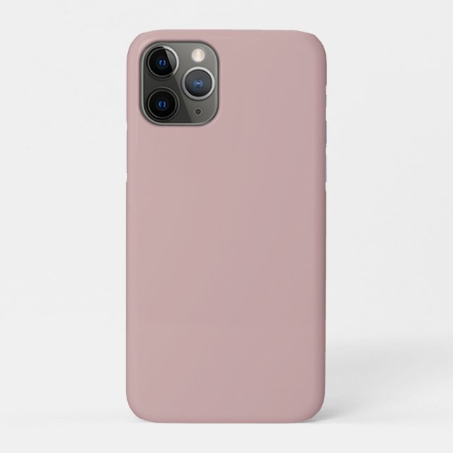 muted pink solid  Case-Mate iPhone case (Back)