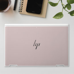 Muted Pink Solid Color HP Laptop Skin