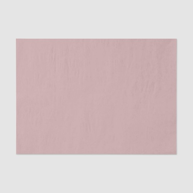 muted pink solid  tissue paper (Front)
