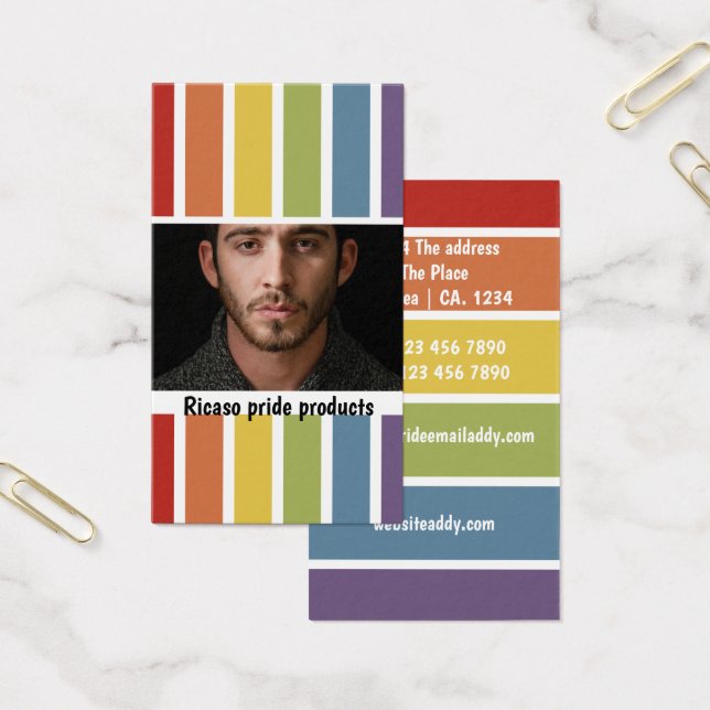 Muted Rainbow Pride Personalized (Office)