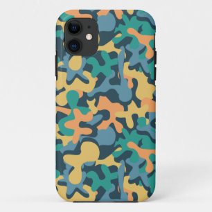 Muted Rainbow Signature Camo iPhone 11 Case