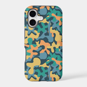 Muted Rainbow Signature Camo iPhone 17 Case