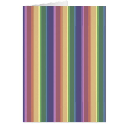 Muted rainbow stripes (Front)