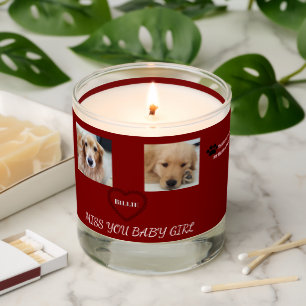 Muted Red Pet Memory Scented Candle
