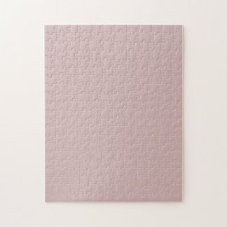 Muted Rose Minimalist Jigsaw Puzzle